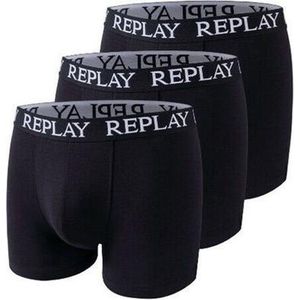 Replay boxershorts 3pack zwart 1101102V001N011, maat L