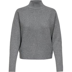 Jacqueline de Yong Trui Jdyprime Life Hn Bat. Pull. Knt 15351898 Medium Grey Melange Dames Maat - XXL