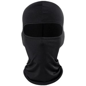 EXCITAT Gezichtsmasker - Winddicht - Warm - UV-bescherming - Geschikt voor motoren, snowboards en fietsers - Zwart