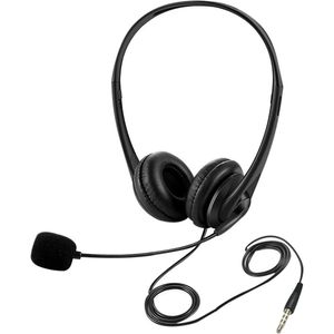WiseGoods Premium 3.5mm Headset Met Microfoon Voor Laptop - Kantoor Headsets - Headphones - Koptelefoons - Bellen Contact Center
