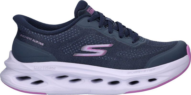 Skechers - Hands Free Slip-In Max Cushioning Glide - Dames Sneaker - Donkerblauw