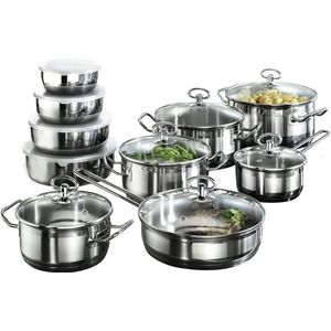 kookpotten / pannen set - Non-stick / Koekenpannenset, frying pan set, PFAS-vrij, vaatwasserbestendig