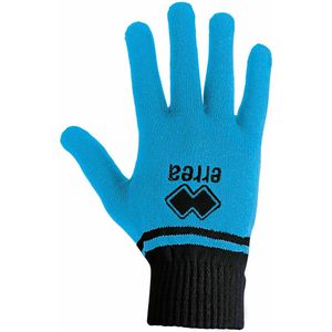 Errea Jule Jr Cyaan Blauw Zwart Handschoenen - Sportwear - Kind