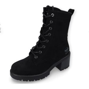 Dockers by Gerli Dames Laarzen 55MI901-700-100 Vetersluiting Zwart