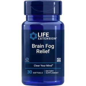 Life Extension - Brain Fog Relief - 30 Softgel Capsules - Snelwerkende, Cafeïnevrije Nootropic Formule - Voedingssupplementen