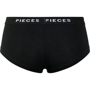 Pieces 4-Pack Dames shorts - Solid - S - Zwart
