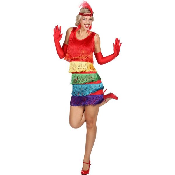 K3 jurk regenboog volwassenen - Cadeaus & gadgets kopen | ballonnen & feestkleding | beslist.nl