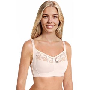 Beugelbeha met geborduurde tule