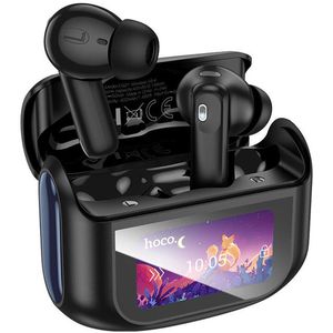 Hoco EQ21 ANC Noise Cancelling Draadloze Oordopjes Met Touchscreen Zwart