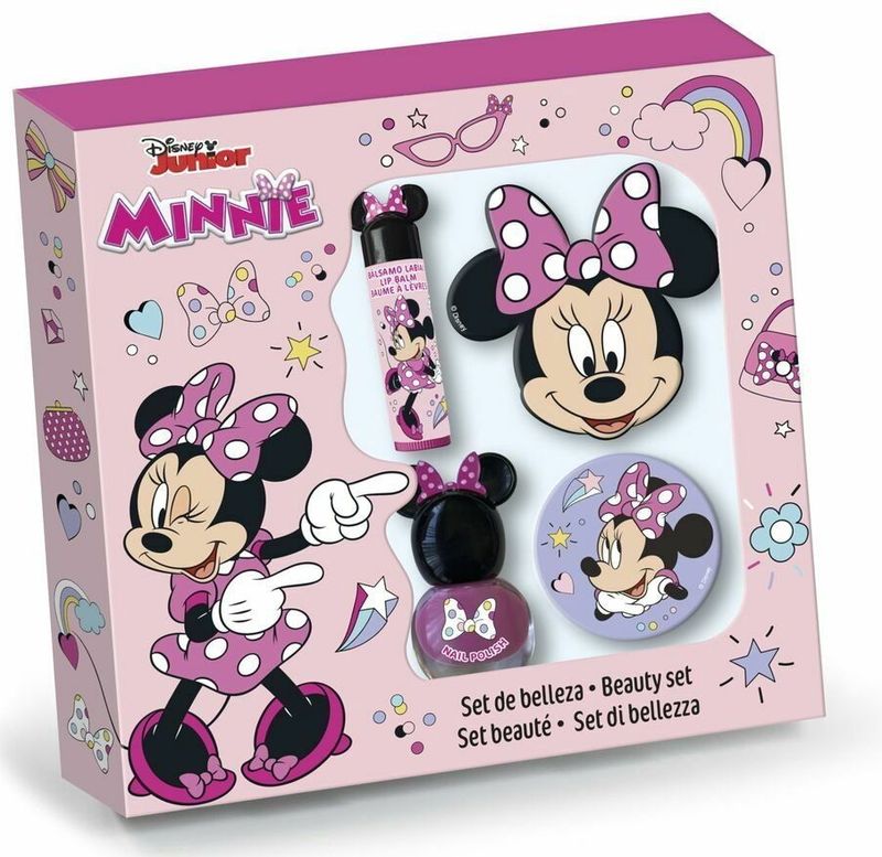 Disney - Minnie Foam Make-upset - Kinderen - Inclusief Spiegel en Lippenbalsem