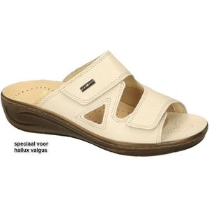 Fidelio Hallux -Dames - off-white-crÈme-ivoorkleur - slippers & muiltjes - maat 37