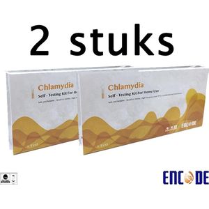 Encode Chlamydia zelftest 2 st | Chlamydia Test Man&Vrouw Toegankelijk en 100% anoniem‎ , CHLAMYDIA ZELFTEST| 2 stuks