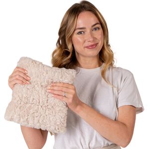 Chillaxy - Pittenzak - Kersenpitkussen - Pittenkussen Magnetron - Warmtekussen - Beige
