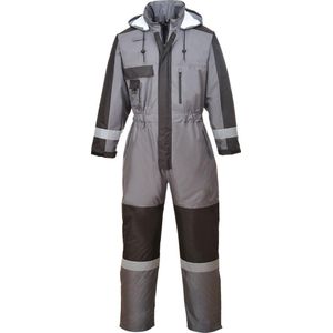 Werkwinteroverall - geïsoleerd- waterdicht- winddicht/ Grijs - Grote Maat S - (S585)