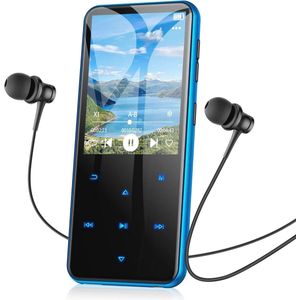 Bluetooth MP3 Speler 64GB met FM Radio en Pedometer - 2.4 Inch Scherm, 60 Uur Speeltijd