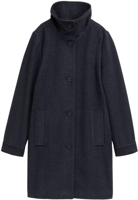 TOM TAILOR Dames 1047522 jas, 38363-Navy Heringbone, XXL, 38363 - Navy Heringbone, XXL