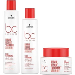 Schwarzkopf - Bonacure Clean Performance Repair Rescue Care Set - 250+200ml+200ml