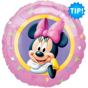 Minnie Mouse Ballon 44 cm + 6 Kleur Ballonnen 32 cm - Verjaardag Versiering - Folieballon Ongevuld - Ballonnenboog Decoratie Feest - Party Slinger Jongen Meisje
