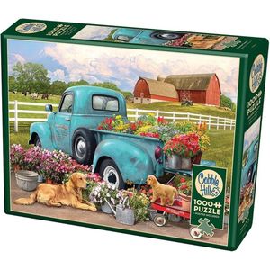 Cobble Hill puzzle 1000 pieces - Flower truck