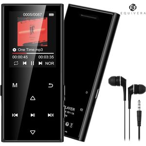 Equivera MP3 Speler Bluetooth - MP3 Speler - MP3 Speler met Bluetooth - MP3 Speler Bluetooth met FM Radio