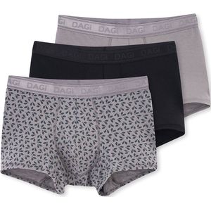Dagi 3-pack Boxershorts met Bladerenprint en Normale Taille