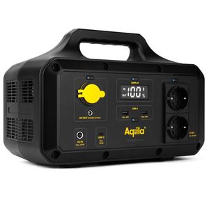 Portable Powerstation 768Wh, 1000W, Extreem Lange Levensduur, Draagbaar, LiFePo4, Powerbank met Stopcontact, Power Station Generator, Aqiila Powerbird S1000