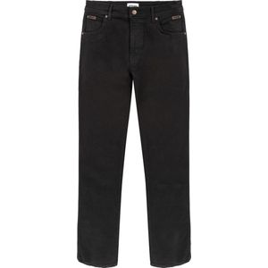 Wrangler Texas Str Heren Regular Fit Jeans Zwart - Maat W29 X L32