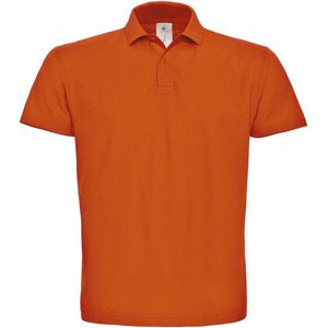 Oranje poloshirt basic van katoen voor heren - grote maten - katoen - 180 grams - polo t-shirts - Koningsdag of EK / WK supporter kleding 4XL (60)