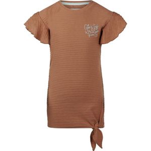 No Way Monday-Meisjes t-shirt ss-Faded bruin