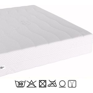Matras - 120x190 - 7 zones - koudschuim - premium plus tijk - 14 cm - medium