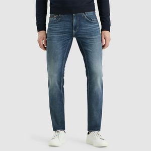 PME Legend Heren Jeans Broeken COMMANDER 3.0 comfort/relaxed Fit Blauw 32W / 32L Volwassenen