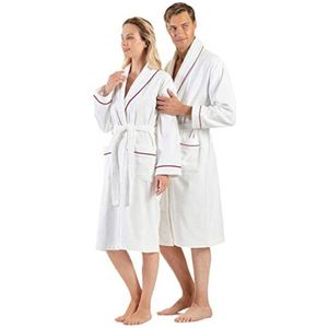 100% Turks Katoenen Badstof Badjas met Sjaalkraag - Unisex Luxe Comfort