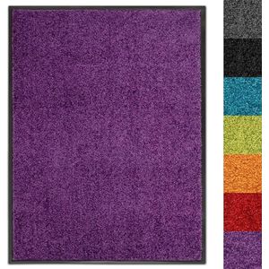 FLOORDIREKT Deurmat Use & Wash - Droogloopmat - Lila - 120 x 300 cm