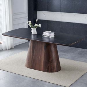 Milton & Oldbrook Eettafel 180 cm York Keramiek Zwart