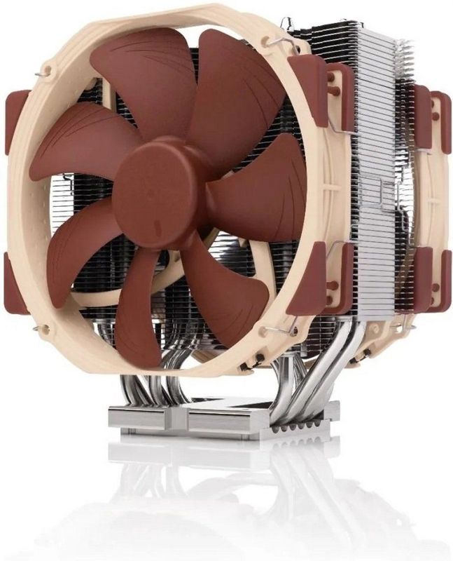 Noctua NH-U14S DX-4677 - Koeler voor processor - 300 - 1500 omw/min. - 24.6 dBA - voor Intel LGA 4677 Socket - 4 pins PMW - aluminium, koper - beige, bruin