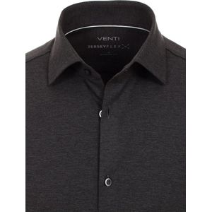 Venti Jerseyflex Overhemd Antraciet Modern Fit 123963800-750 - XL