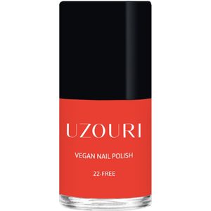 Uzouri - Nagellak - Vegan - 22-FREE - Red Orange - 12 ml