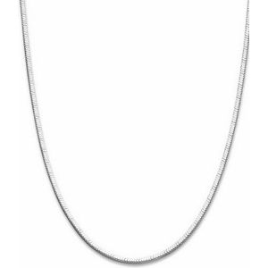 Casa Jewelry - Snaky - Collier - Zilver gerhodineerd - 45 cm
