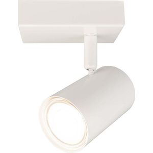 Ledvion LED plafondspot Wit 1 lichts, dimbaar, 5W, 4000K, kantelbaar, GU10 fitting, opbouwmontage, Witte lamp, rechthoekige lamp, verlichting, IP20, GU10 fitting, incl. GU10 lamp