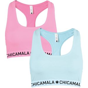 Chicamala Meisjes Racer Back 2 Pack - Maat 176 - Meisjes Bralette