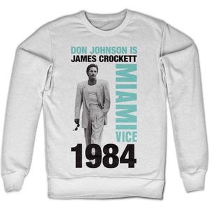 Miami Vice - Don Johnson Is Crockett Sweater/trui - S - Wit
