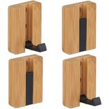 Kapstok - Hout - Zwart - Wandmodel