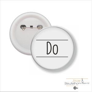 Button Met Speld 58 MM - Do