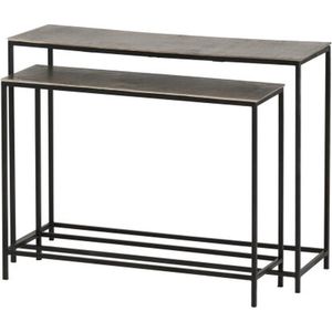 Wandtafel, set van 2, Silver antique