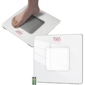 MKSS® Personenweegschaal - Weegschaal - Digitaal - Transparant
