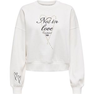 Only - ONLKIARA L/S O-NECK PEARL SWT - Broek