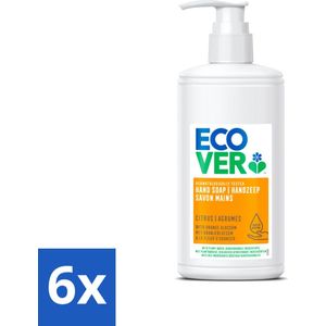 Ecover - Handzeep - Citrus & Oranjebloesem - 250 ml - Voordeelverpakking - 6 stuks
