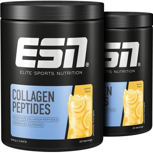 ESN - Collagen Peptides - Citroen - Collageenpoeder - 2 x 300 g - 40 Porties