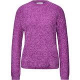 Street One Studio Dames Chenille trui in Pink, in size: 34