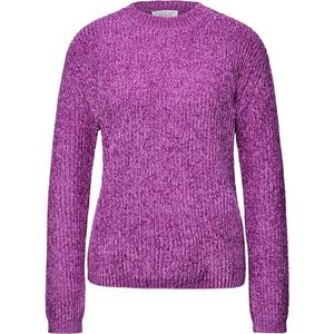 Street One Studio Dames Chenille trui in Pink, in size: 34